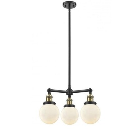 Innovations Lighting 3 Light Chandelier 207-BAB-G201-6